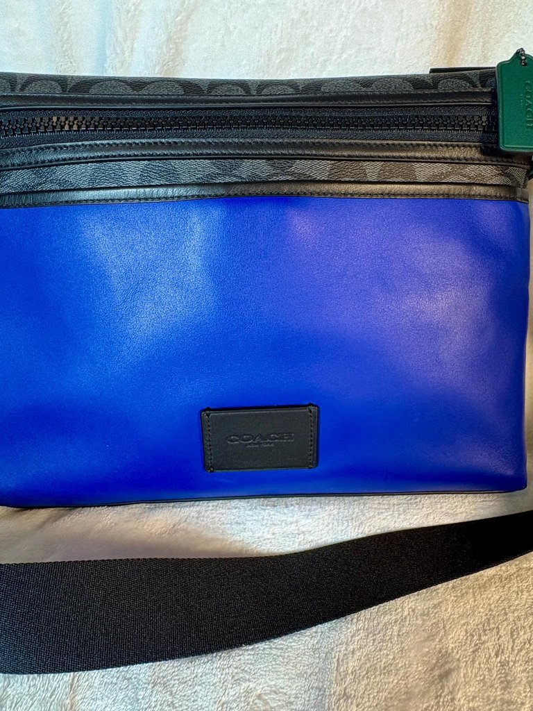 Coach Carrier Crossbody In Colorblock Signature Canvas